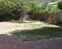 Hout Bay, Garden rear view 1 - Before